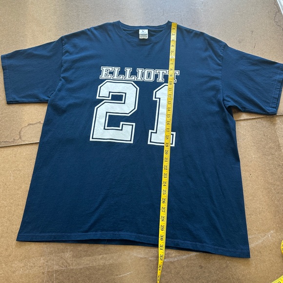 Ezekiel‎ Elliott men’s short sleeve mock-jersey tee-shirt number 21 Size 2XL - Picture 8 of 10